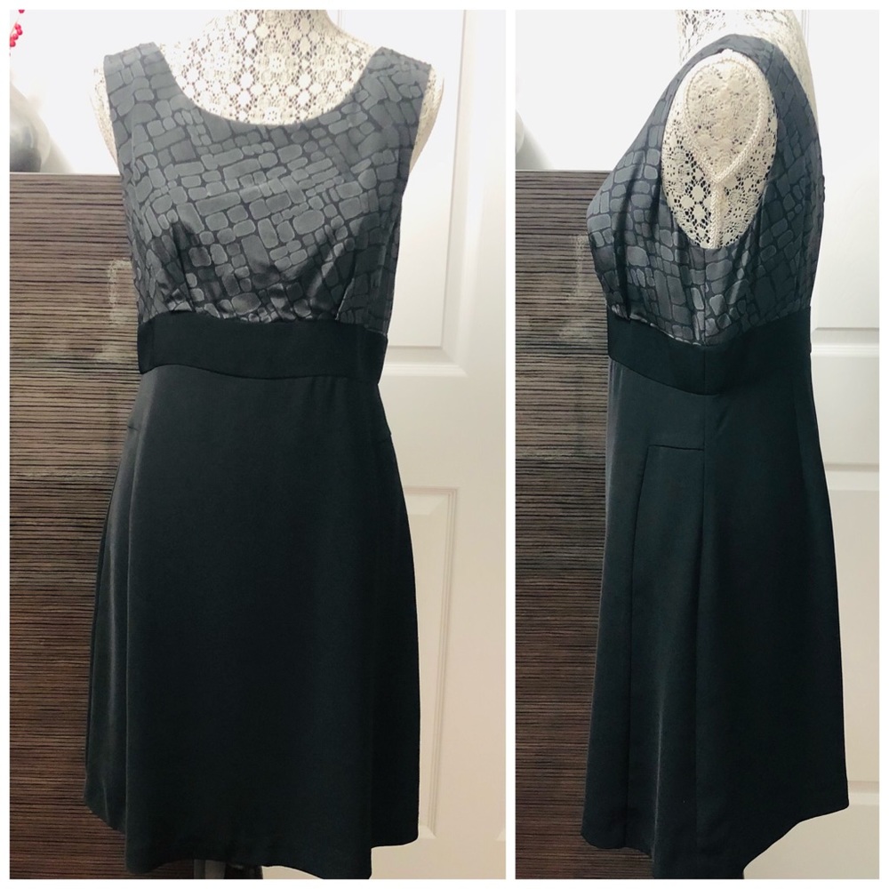Forth Towne Black & Gray Dress